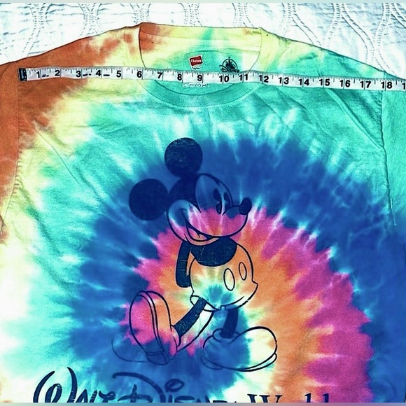 Walt Disney World Mickey Mouse tie-dye tee shirt size M - Picture 5 of 7